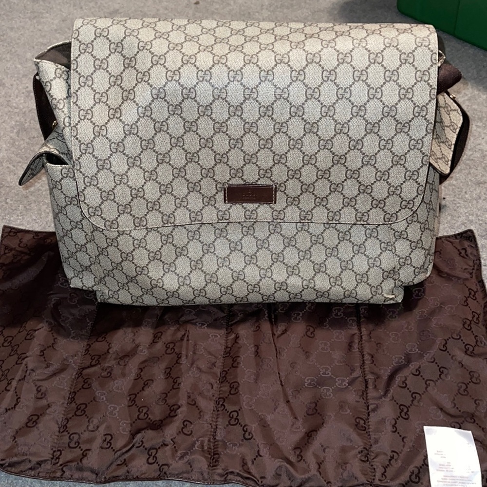 Gucci Diaper Bag Brown/Beige